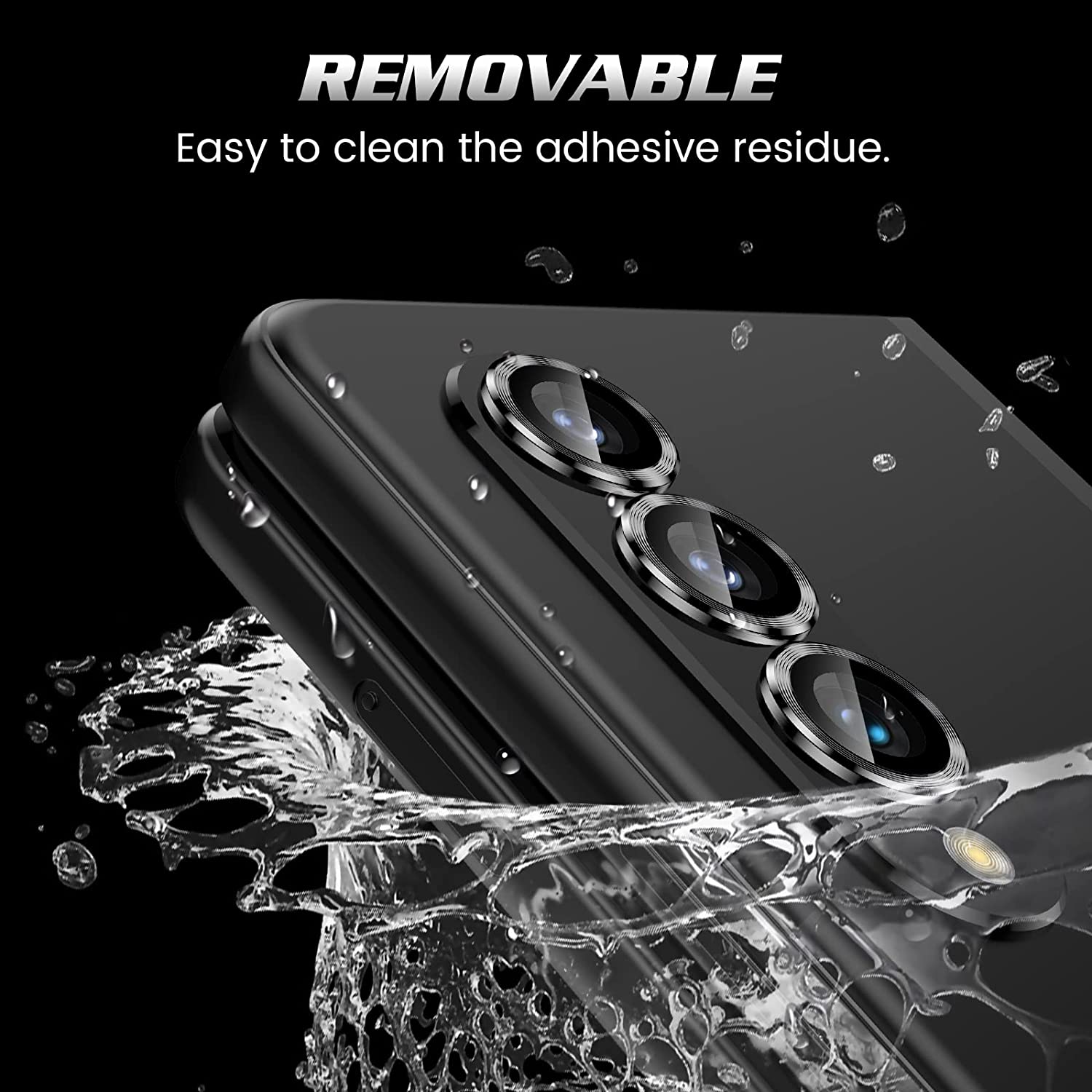 Bộ miếng dán kính cường lực bảo vệ Camera cho Samsung Galaxy Z Fold 4 hiệu HOTCASE Kuzoom Protective Lens mang lại khả năng chụp hình sắc nét full HD - hàng nhập khẩu