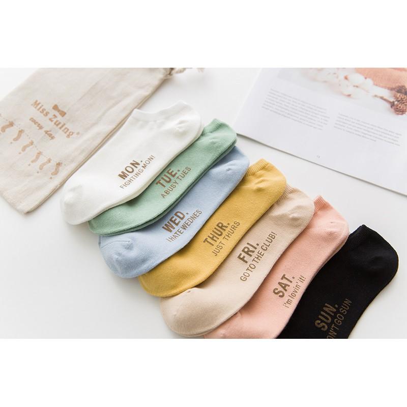 Set tất tuần nam/nữ mẫu Xuân hè