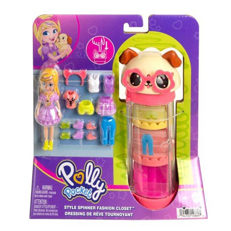 Đồ Chơi POLLY POCKET Tủ Xoay Thời Trang Của Polly Pocket - Polly Puppy HKW06/HKW04