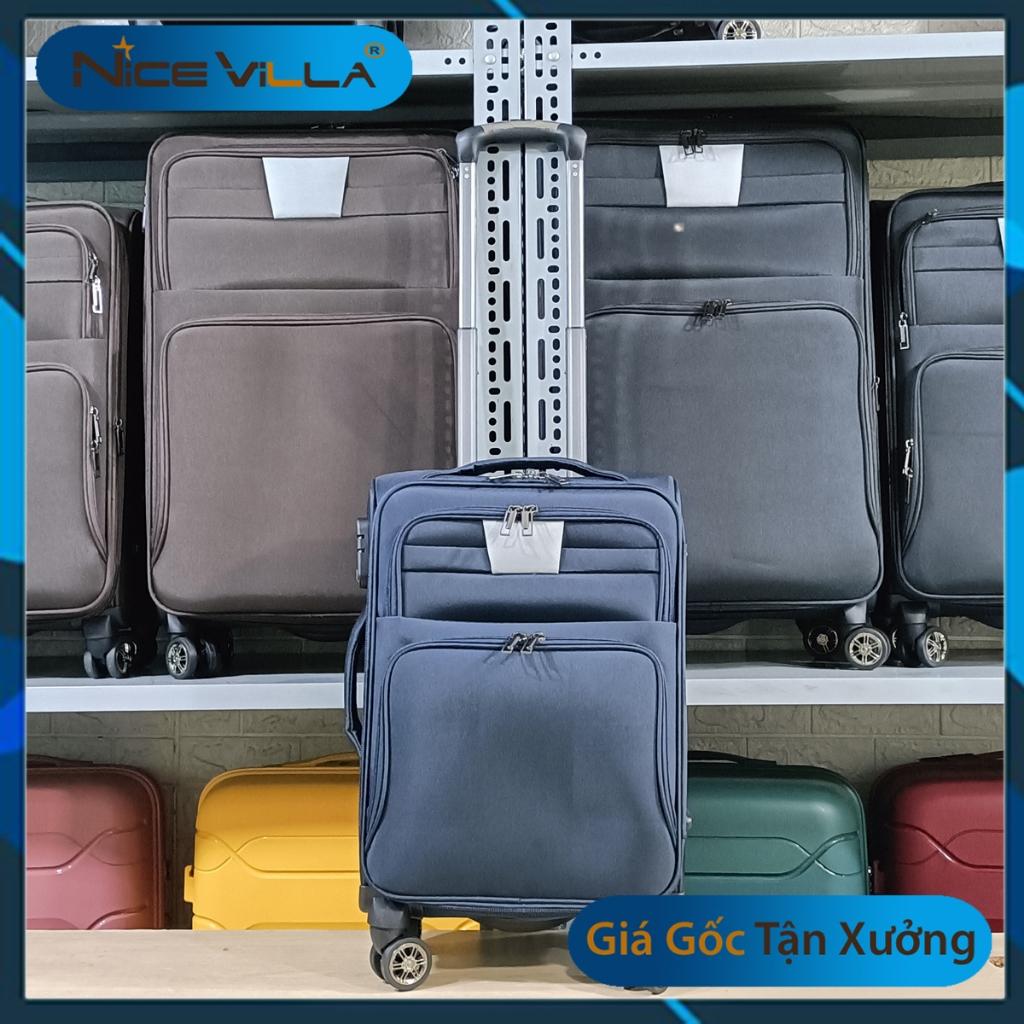Vali Vải Cao Cấp NiceVilla Có Các Size 20 inch &amp; 28 inch - Xanh navy, Xanh navy