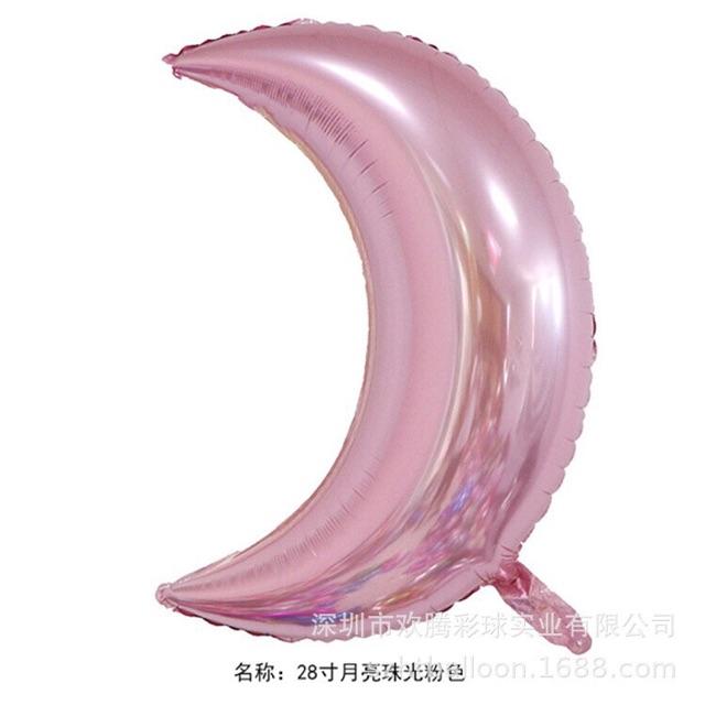 Bóng Nhôm Trang Trí Hình Mặt Trăng