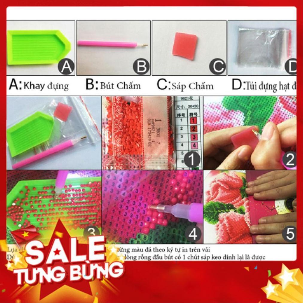 Tranh đính đá Chữ Mẹ