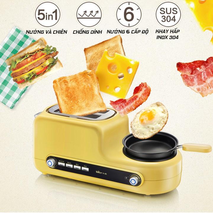 Lò hấp rán nướng bánh mì đa năng 1080W tiết kiệm thời gian và dễ dàng sử dụng tiện lợi cho 1 bữa ăn nhanh - Hàng chính hãng