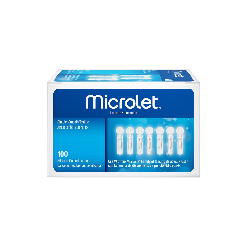 MICROLET Kim lấy máu thử đường huyết , 100cái CONTOUR