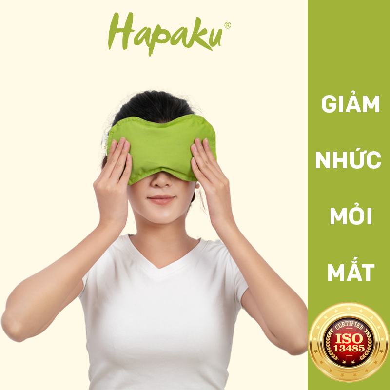 Túi chườm nóng thảo dược giảm đau nhức mỏi mắt dùng lò vi sóng - Hapaku