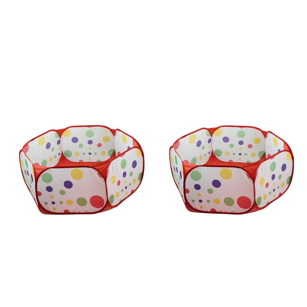 2pcs Foldable Play Pen Cage For Hamster Rabbit Guinea Pig Gerbil Mice Red
