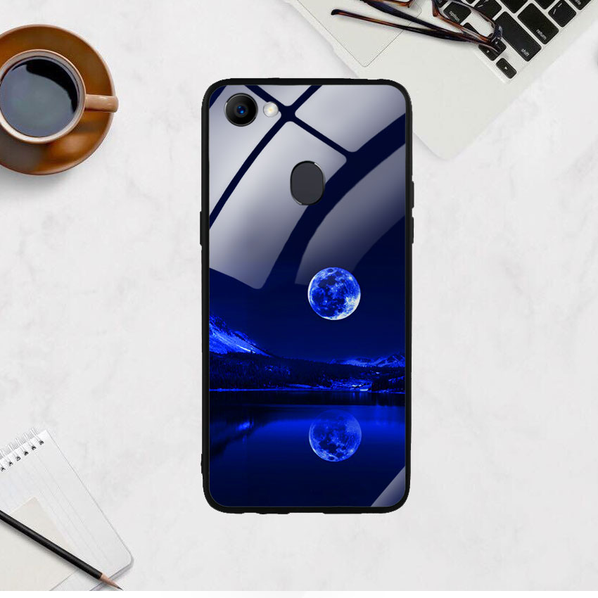 Ốp Lưng Kính Cường Lực cho điện thoại Oppo F7 - 0269 MOON02