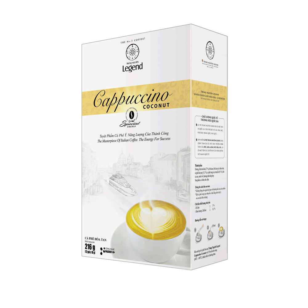 Cà phê G7 Capuchino coconut - 2 hộp