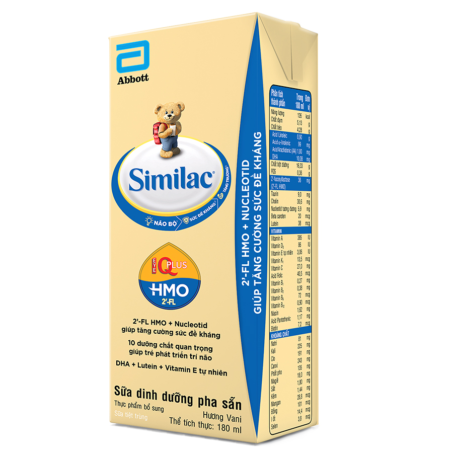 Hình ảnh Thùng 48 Hộp Sữa Nước Abbott Similac 180ml cho trẻ từ 1 tuổi