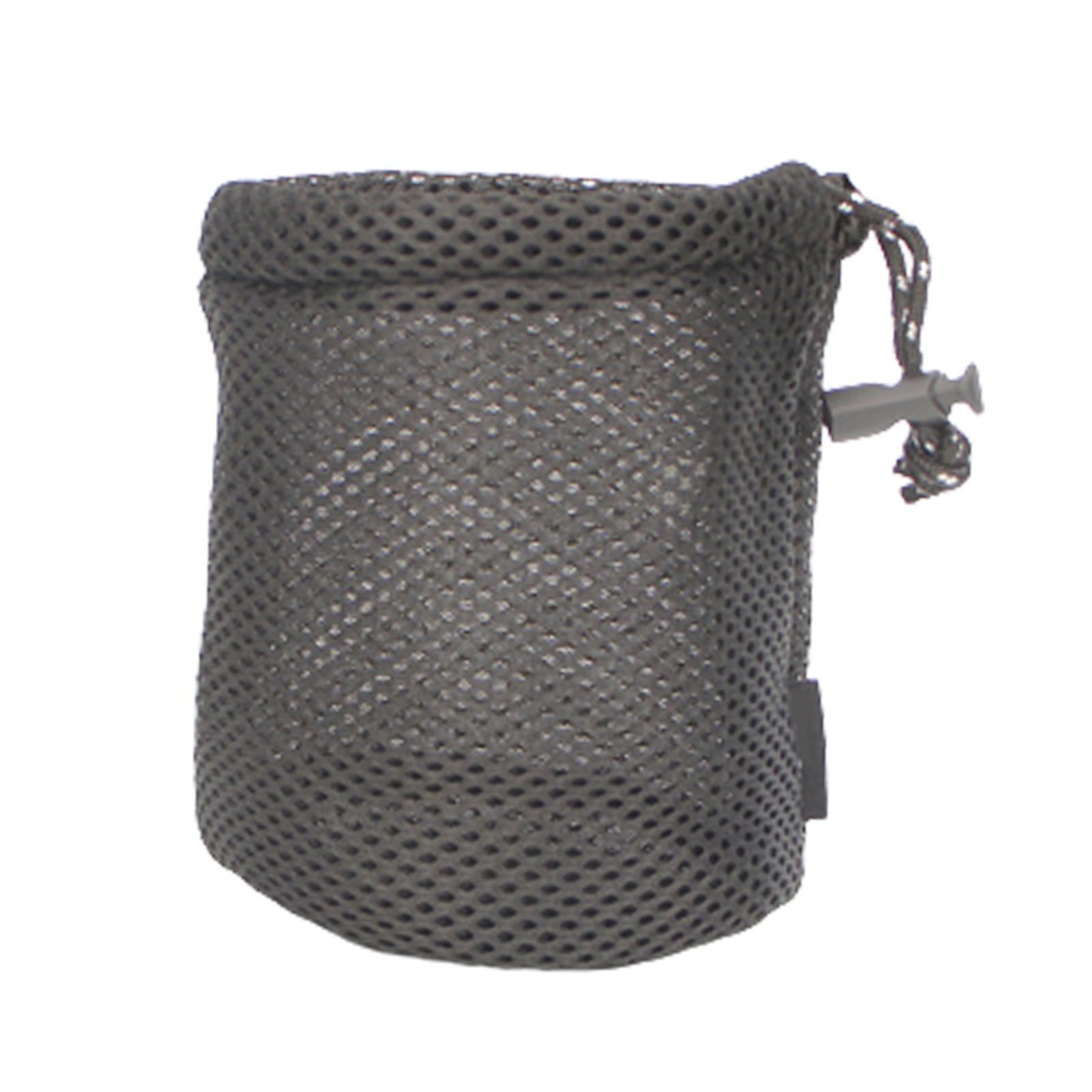 Camping Net Bag Ultralight Mesh Drawstring Bag for Camping Travel Hiking