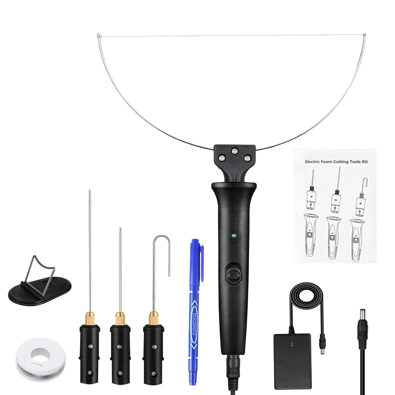 9 Pieces Set Hot Wire Foam Cutter Polyethylene Carving  Cutter Set