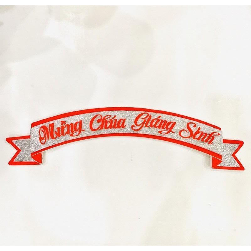 Hình dán ông già noel - tuần lộc - cây thông - người tuyết dán cửa dán kiếng bằng mouse xốp hình phụ kiện trang trí noel