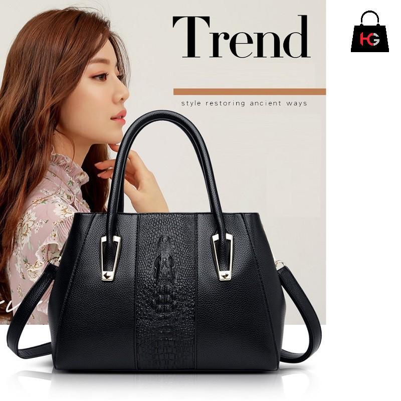 Túi Xách Nữ Công Sở Da Bò Cao Cấp VIP02 Size 30cm Bảo Hành 12 Tháng