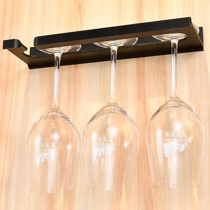 Giá Để Rượu Vang Quầy Bar Thanh Thẳng Nhôm Tĩnh Điện Cao Cấp - Hàng Nhập Khẩu