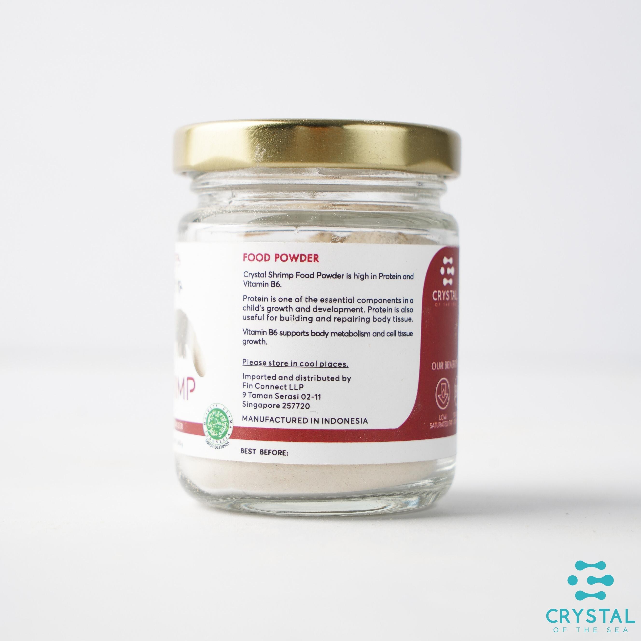 Bột nêm Tôm - CrystalSea, Chứng nhận SFA, giàu vitamin B6, có vị ngọt tự nhiên, có tác dụng hỗ trợ giảm triệu chứng buồn nôn, được khuyên dùng trong thời kỳ mang thai