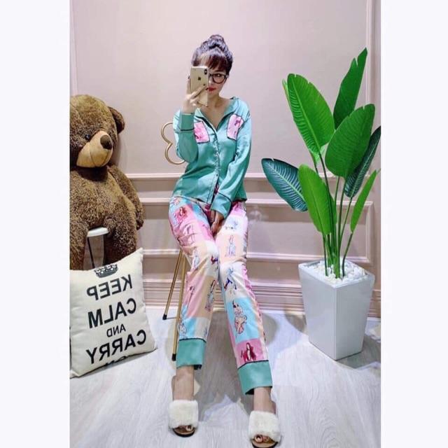 BỘ SAU SINH THỜI TRANG MẶC NHÀ Dài tay