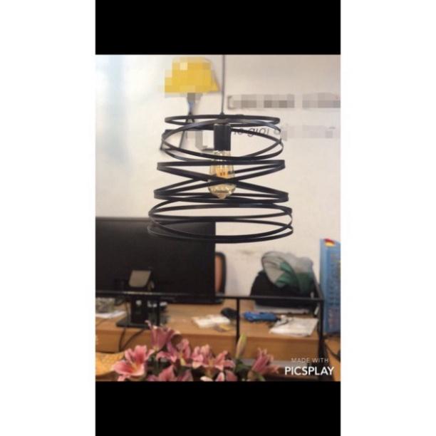 Đèn thả lồng sắt trang trí bàn ăn, quán coffe DT HQ