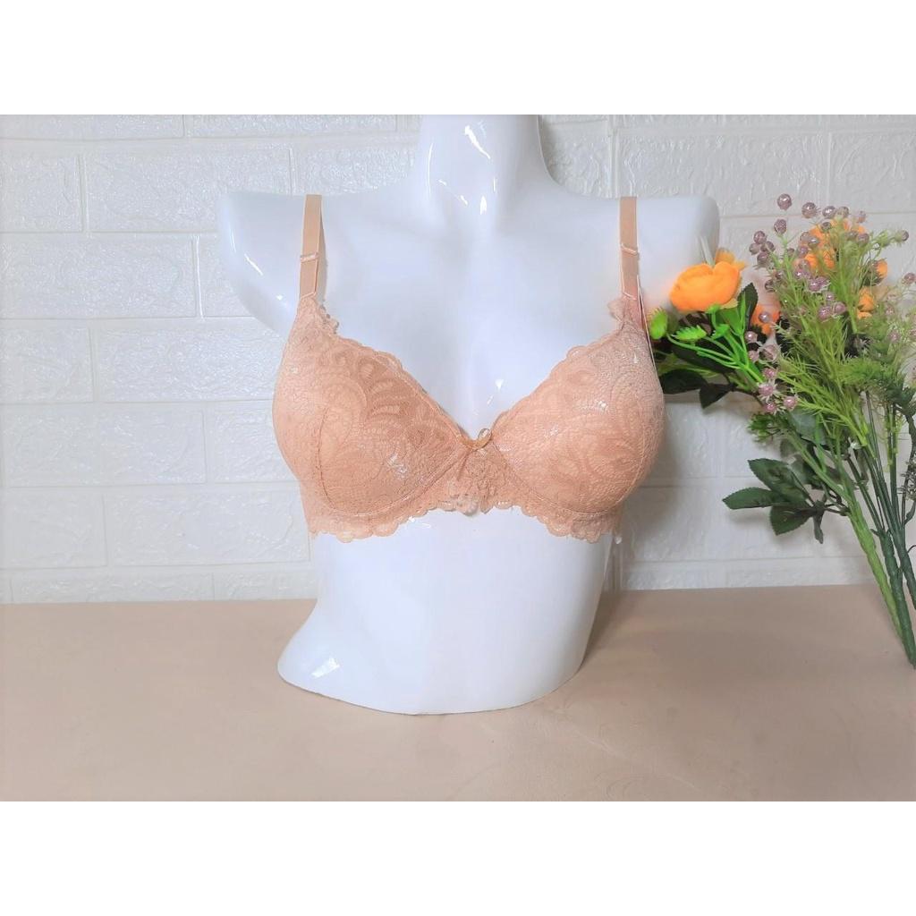 Áo lót ren mút dày, đệm cotton cao cấp có thiết kế cúp nguyên ngực KATIA LA08R
