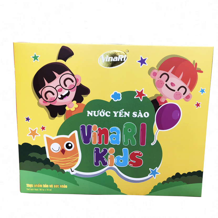 Hộp nước yến sào Vinari Kids ( 6 lọ x 70ml x Lọ )