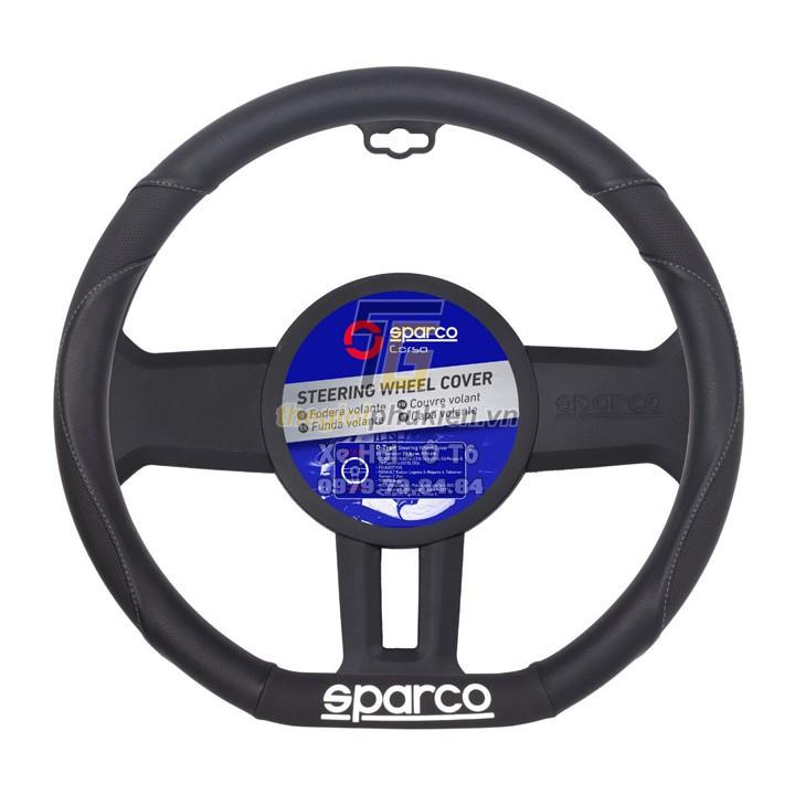 Bọc vô lăng Sparco SPC116BK, 116RD chính hãng