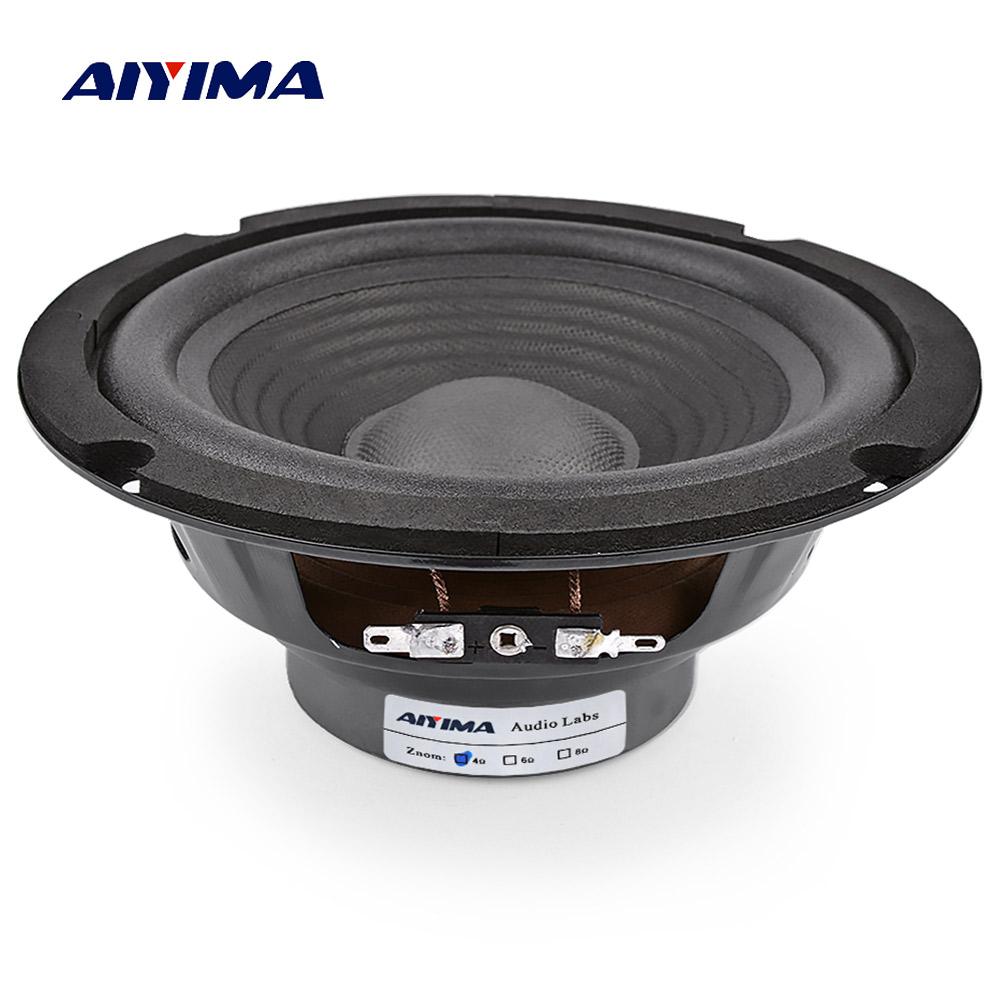 AIYIMA 1 Cái Loa Bass Tầm Trung 6.5 Inch 4 Ohm 150W Âm Thanh Loa Loa Loa Trầm Cho Rạp Hát Tại Nhà Ses Sistemi Màu sắc: Loa 8 Ohm