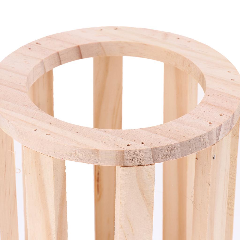 Small Pet Wooden Rack Feeder Hay Grass Nest Holder for Rabbit Guinea Pig