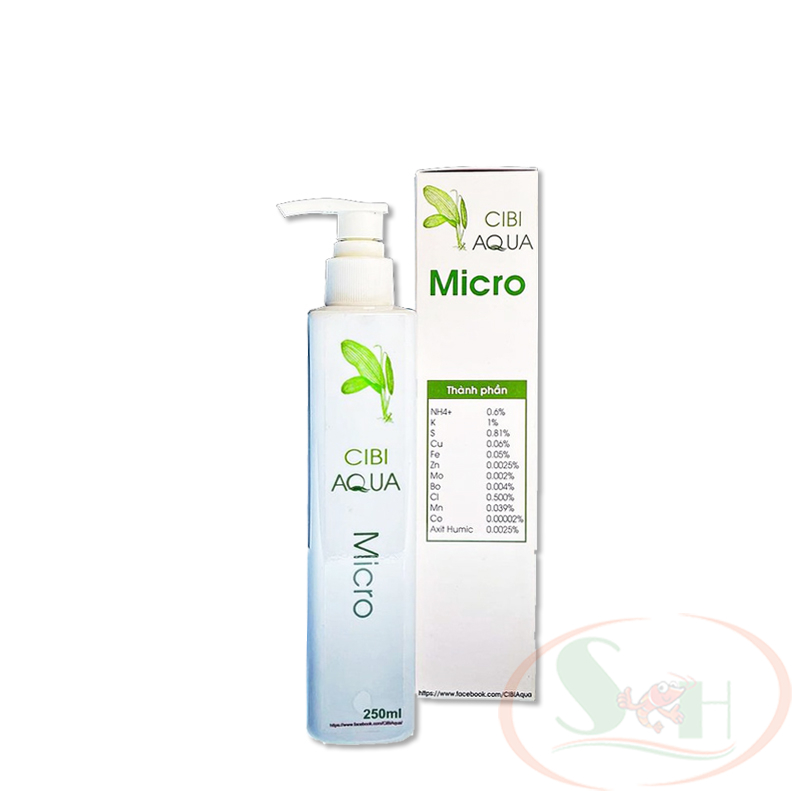 Phân nước Cibi Aqua Micro dinh dưỡng vi lượng trace bể thủy sinh cá tép cảnh