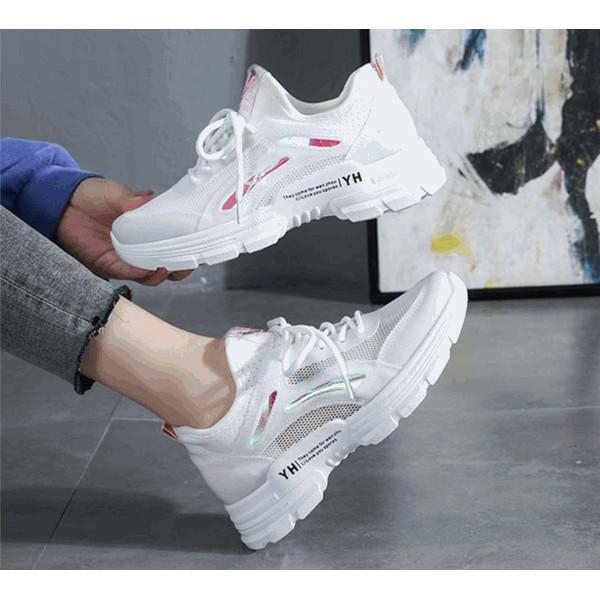 Giày sneaker thể thao nữ đế độn thời trang hàn quốc YHSneaker00001