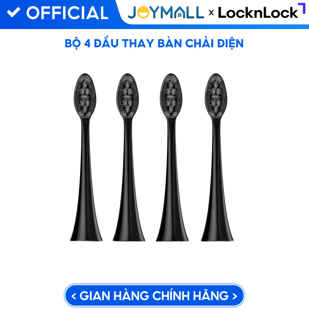 Đầu Bàn Chải Điện LocknLock ENR546BLK 4pcs – Màu Đen