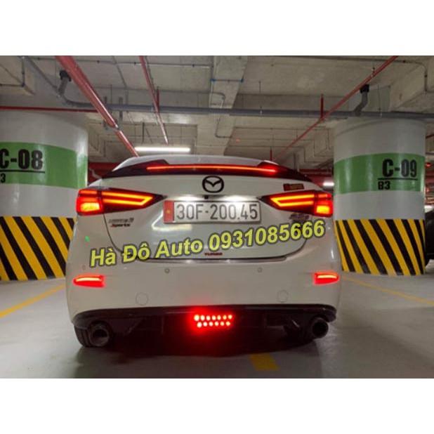 Đuôi Gió Có Led Dành Cho Mazda 3 2017/2019 Sơn Đen