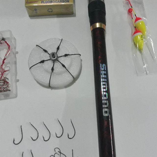 Bộ cần câu rút 3m6 máy lc7000 kèm trọn bộ phụ kiện docaucagiangnam