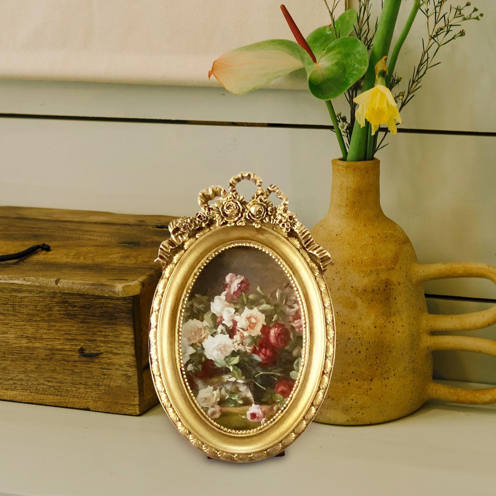 Vintage Picture Frame Photo Random Resin Photo Frame for Living Room Desktop