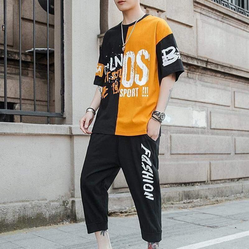 Bộ Thun Nam Hè Thể Thao Bộ Nam Bộ Fas ion Bộ Nam Hè  Chất Thun Cotton 3 Màu Cao Cấp