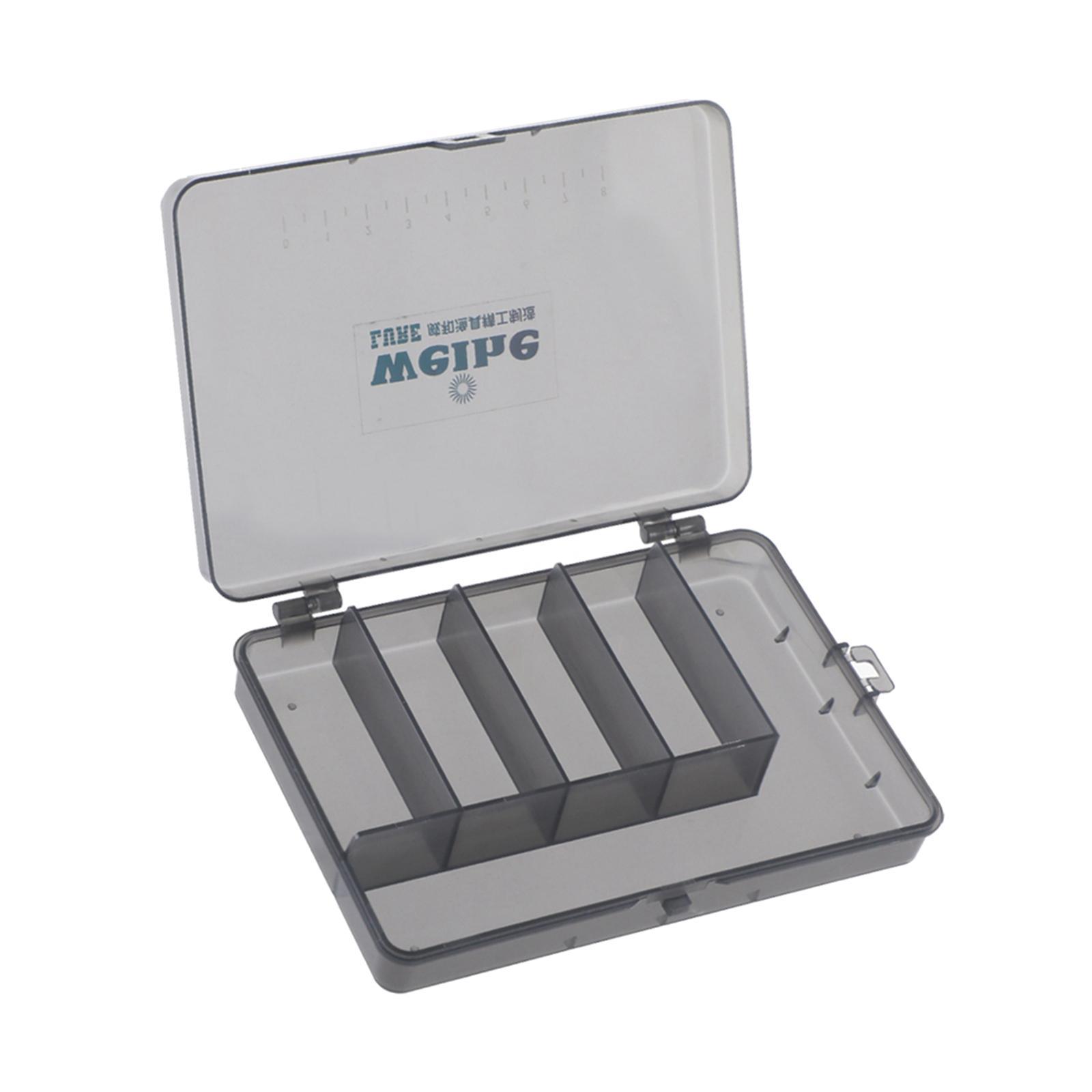 Fishing Tackle Box Organizer, Gear Case Container, Boat Fishing Storage Case, Fishing Equipment for Lures, Worms, Beads, Jigs, Hooks