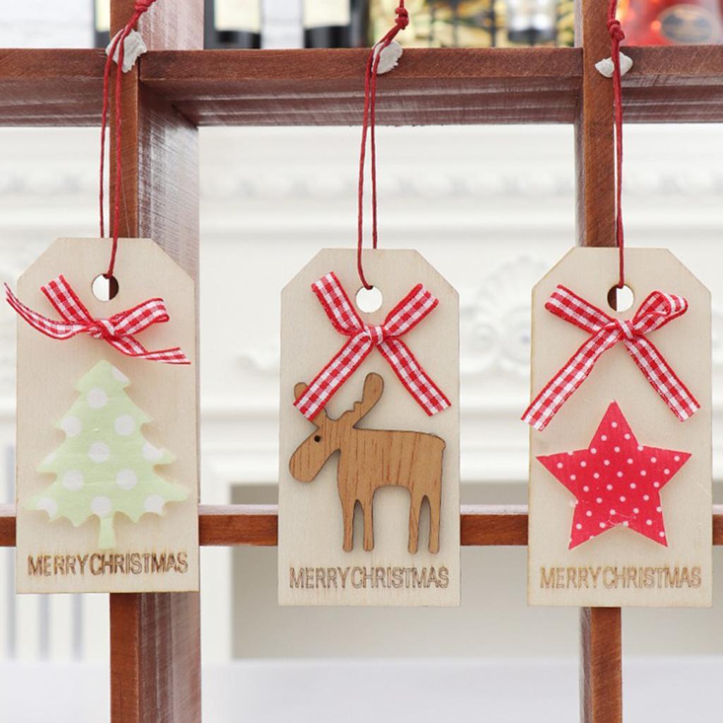 4 Pieces Wooden Discs Wooden Pieces Wooden Pendant For DIY Or DIY Children