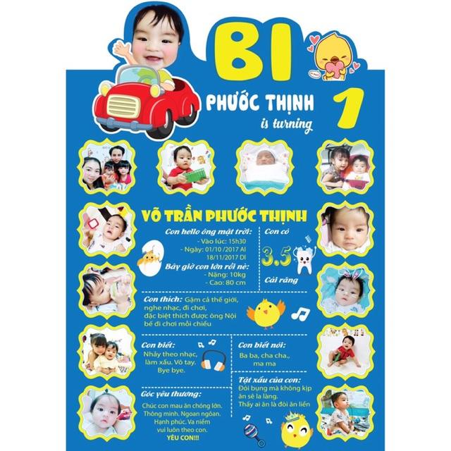 Bảng thành tích, bảng ảnh thiết kế theo yêu cầu trang trí sinh nhật