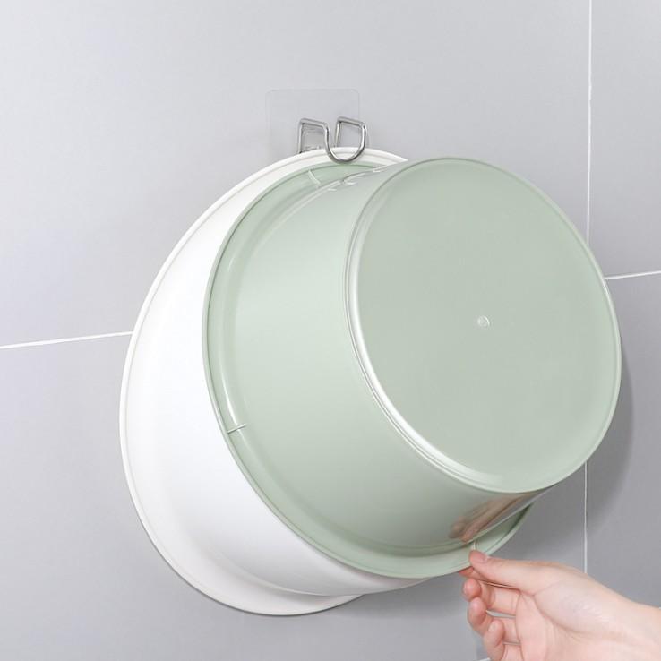 Móc dán tường inox treo thau chậu,móc treo đề đồ nhà tắm tiện dụng