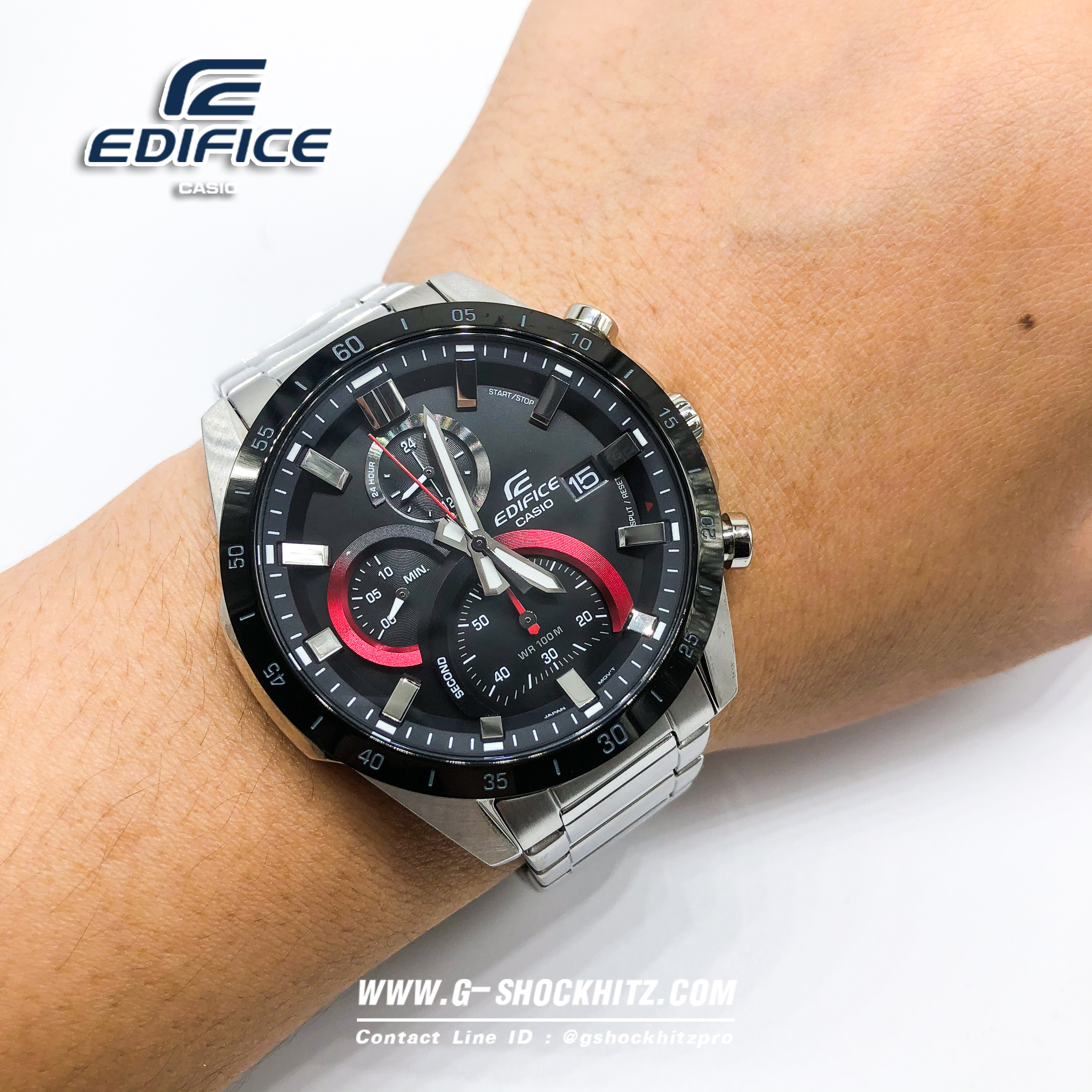 Đồng Hồ Nam Casio Edifice EFR-571DB-1A1VUDF Dây Thép