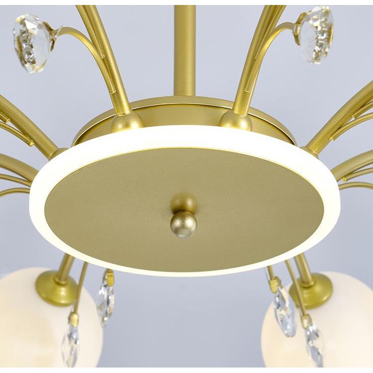 Đèn chùm loại 10 bóng cao cấp trang trí nhà cửa độc đáo - kèm bóng LED chuyên dụng.