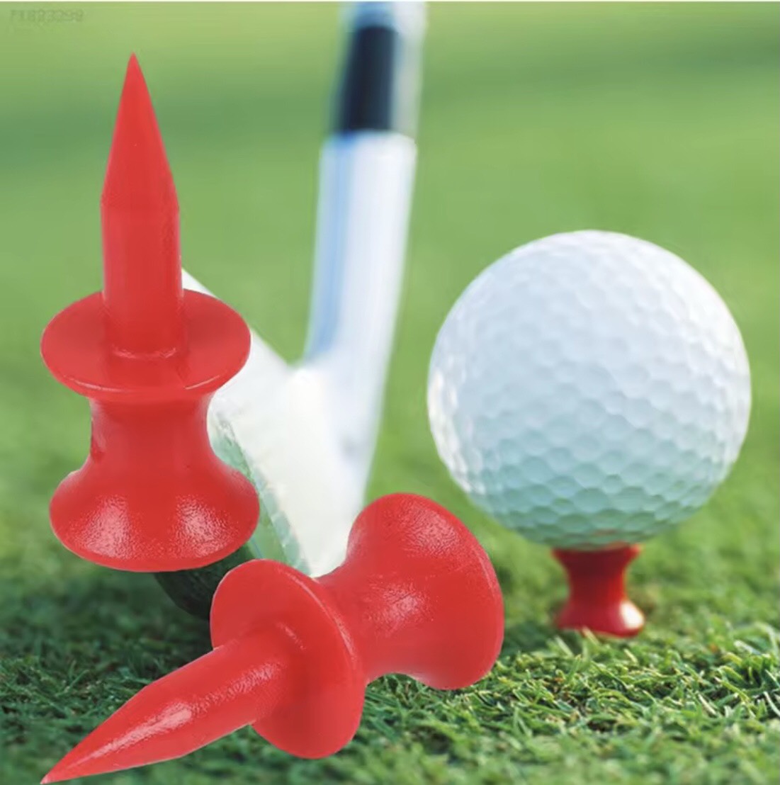 Tee Golf Nhựa- Trụ Đặt Bóng Golf (Gói 10 Chiếc)