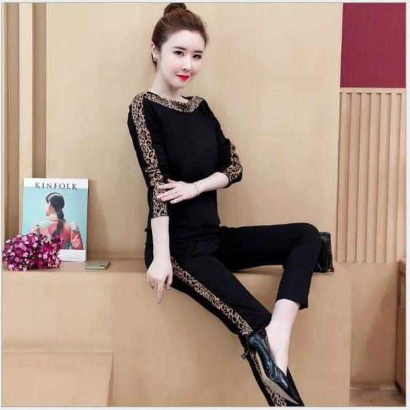 SÉT BỘ THỂ THAO PHỐI HỌA TIẾT BEO