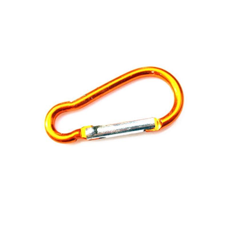 10 Pcs/Lot Metal Aluminum Climbing Carabiner Hook Clip Snap Key Ring Camping Sport Karabiner Keychain Camping Accessory