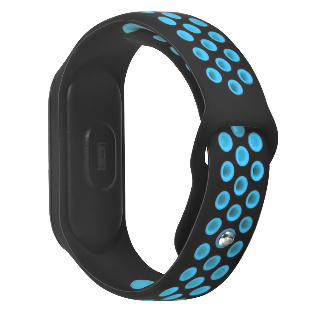 Dây đeo đồng hồ silicone,phù hợp với đồng hồ thể dục Xiaomi Mi band 3 lớn và nhỏ