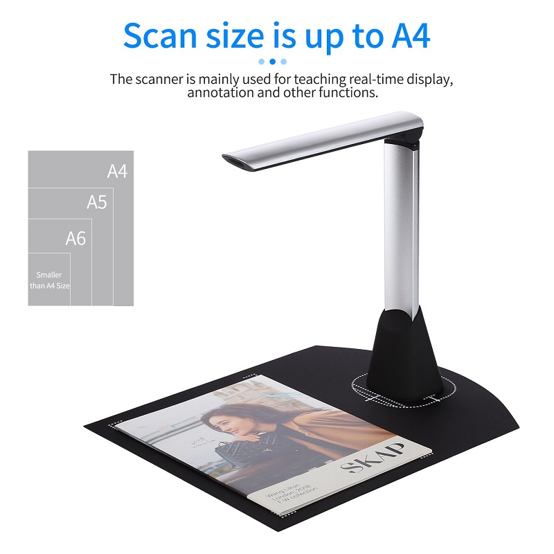 Máy Scan Màu Di Động Thông Minh Scan Tài Liệu A4/A5/A6/A7 K800 - Hàng Nhập Khẩu