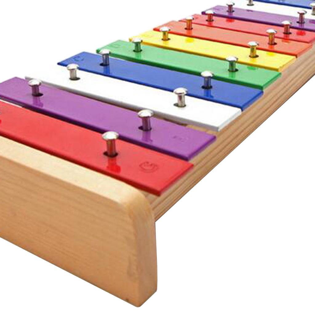 15 Notes Glockenspiel Xylophone Mallet Set Children Music Toys