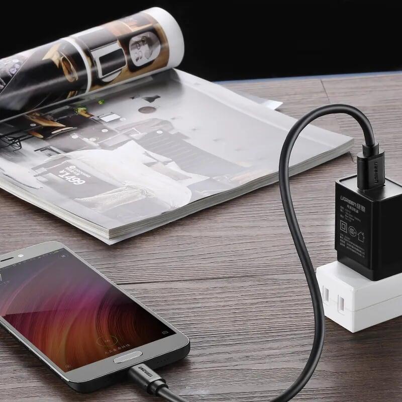 Ugreen UG20883US184TK 1.5M màu Đen Dây USB 3.0 sang USB-C - HÀNG CHÍNH HÃNG