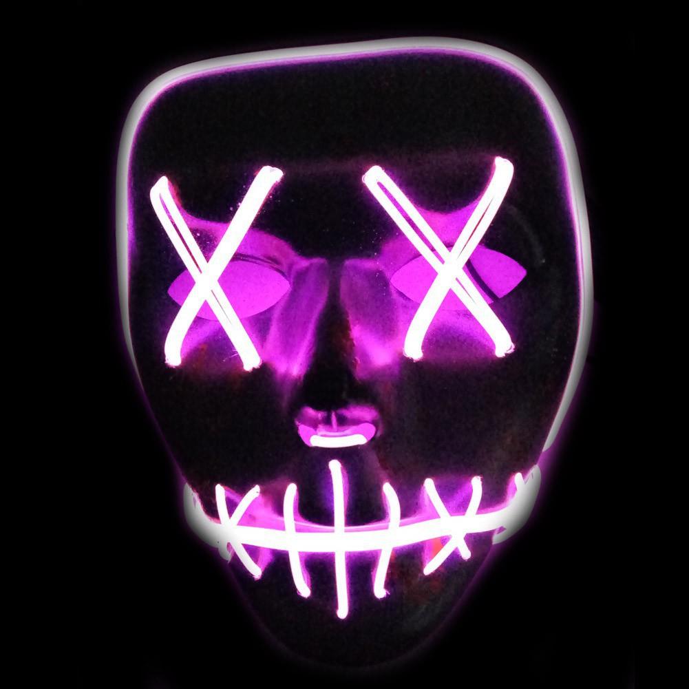 Mặt nạ Thanh trừng có đèn LED hóa trang Halloween-j42 mã số SP UH1671