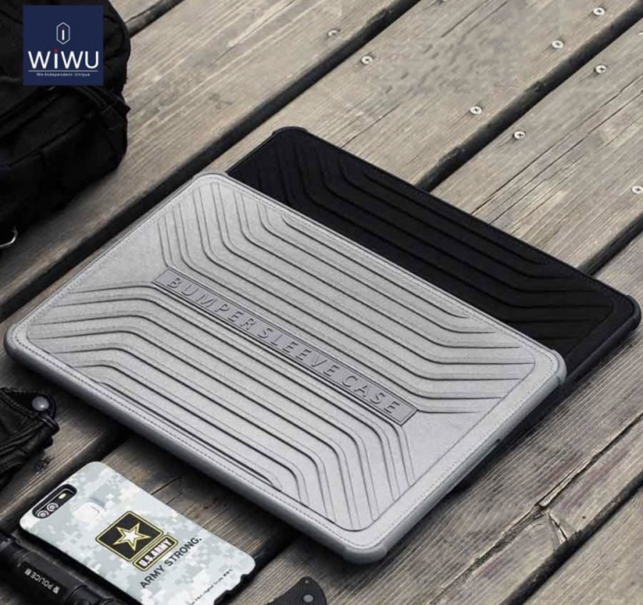 Túi Chống Sốc Wiwu Voyage Dành Cho Macbook Chất Liệu TPU Của BAYER Chuyên Dùng Khung LYCA Cao Cấp - Hàng Chính Hãng