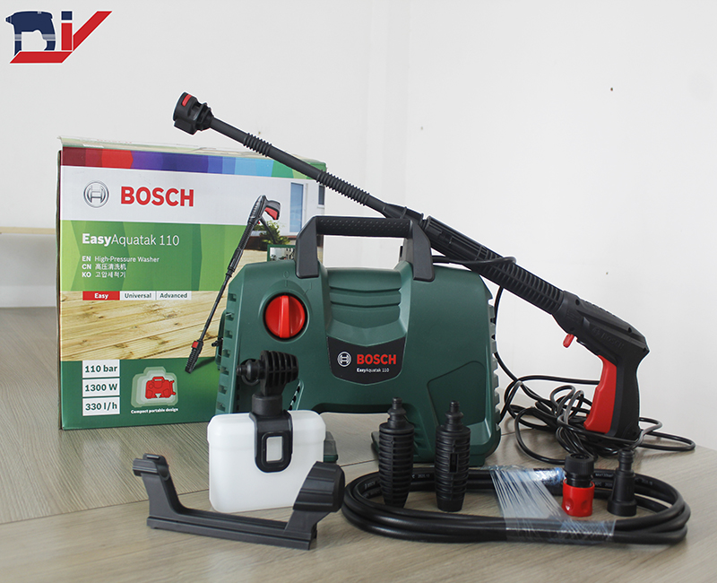 Máy Phun Xịt Rửa Áp Lực Cao Bosch Easyaquatak 110 1300W 06008A7FK0