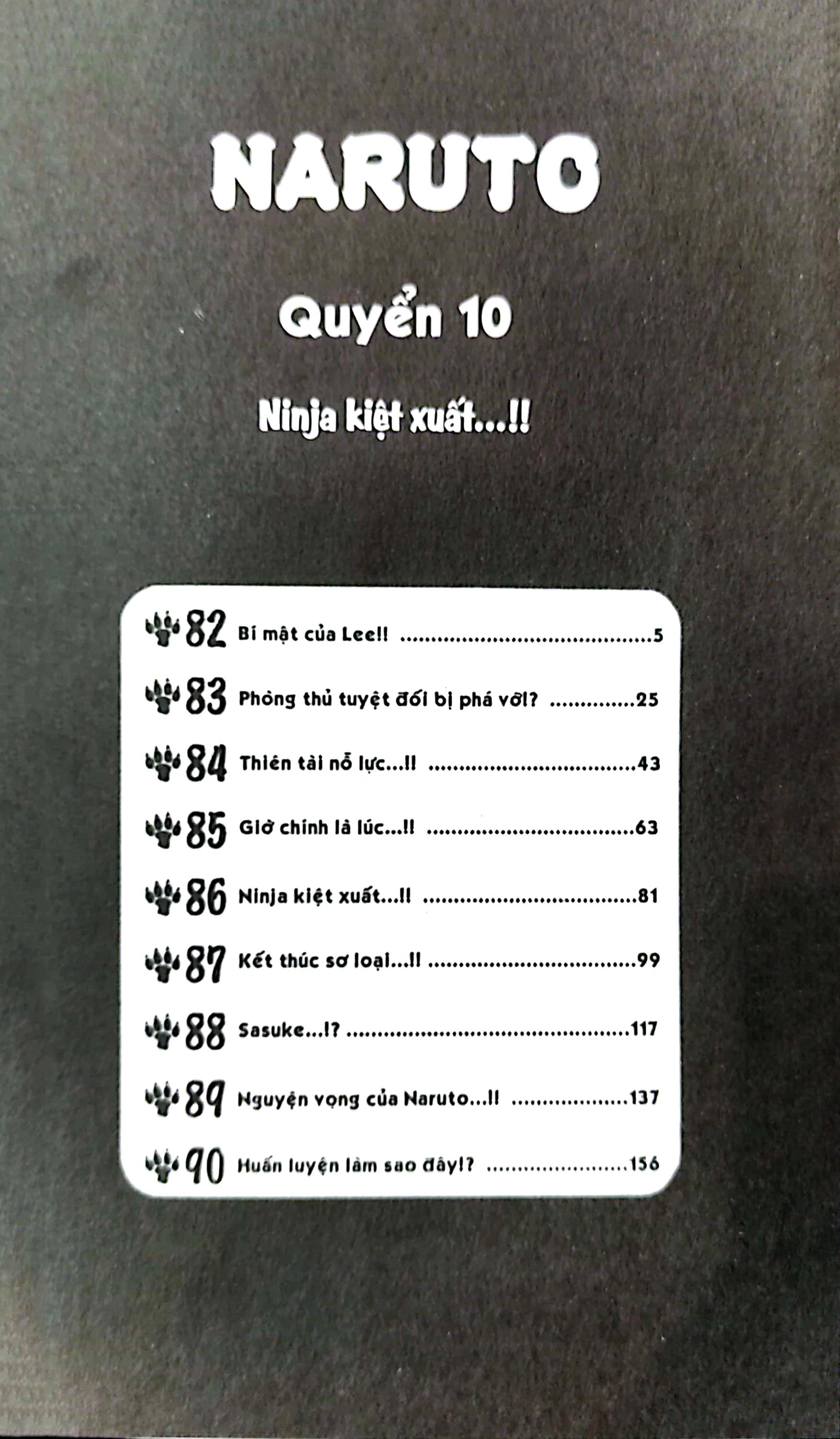 Sách - Naruto - Tập 10 - Ninja Kiệt Xuất…!! (Tái Bản 2025)